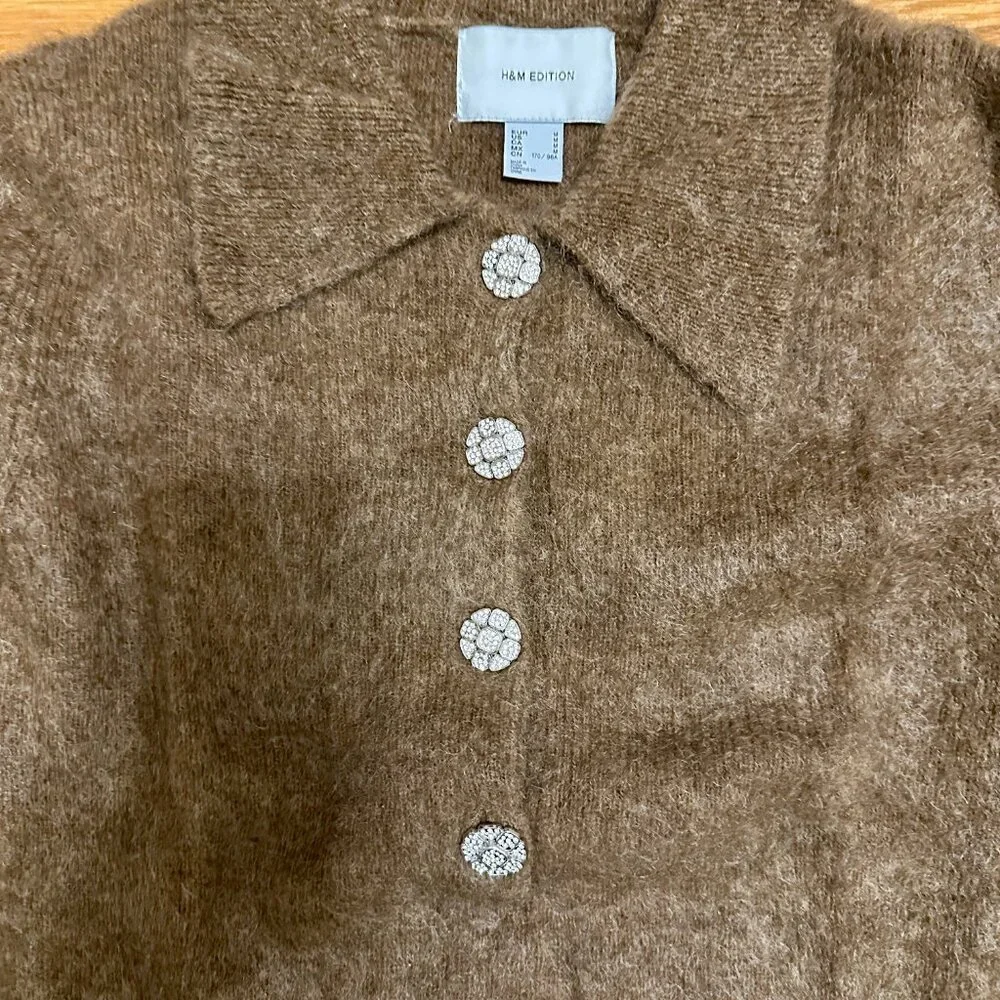 H&M Mohair-Blend Sweater with Collar - Picture 8 of 11